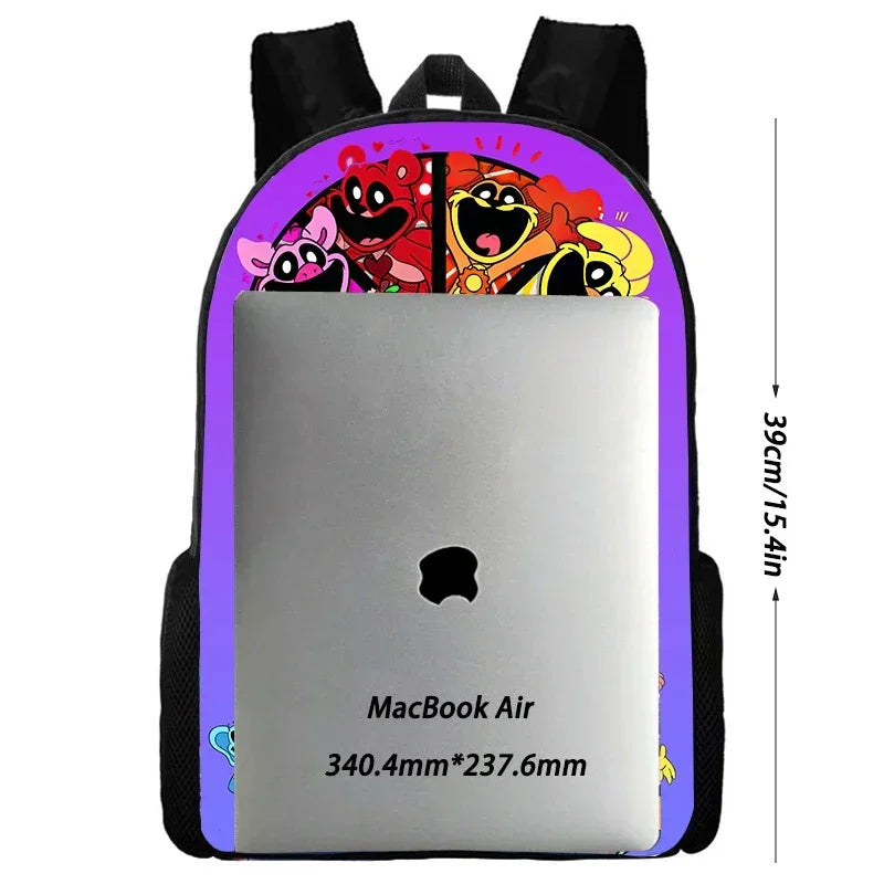 Child Cute Anime Powerpuffs Girlss School Backpack with Lunch Bags ,Pencil Bags ,School Bags for Boys Girls Best Gift