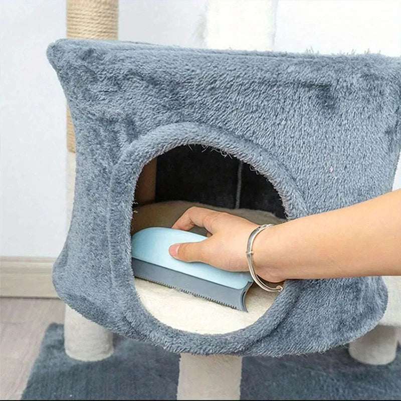 Effective Pet Hair Remover Brush Gently Shaves Wool Fur Clean Pet Hair Detailer Home Supplies for Carpet Clothes Sofa Furniture