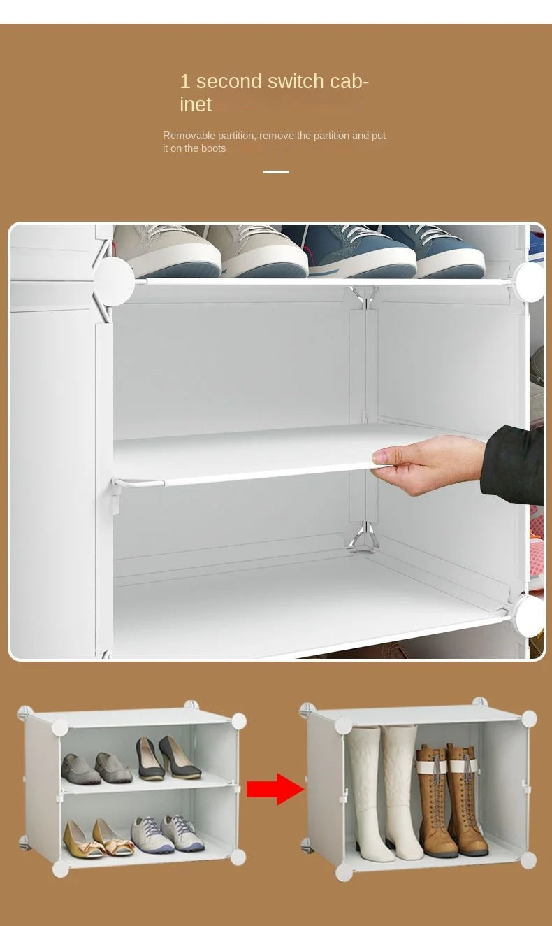 Modern Multilayer Assemble Shoerack Hallway Cabinets For Living Room Storage Save Space Corridor Shoe Rack Household Furniture