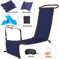 VECENT Adjustable Footrest Hammock with Inflatable Pillow Seat Cover for Planes Trains Buses Swing Chair Outdoor Chair Travel