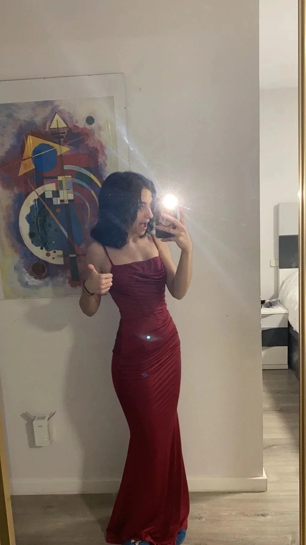 Elegant Women's Maxi Evening Dress Slimming Stretch Bodycon Corset Dress Sexy Spaghetti Strap Cocktail Prom Party Dress