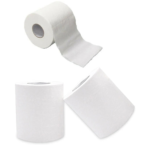 1 Roll Toilet Paper Bulk Rolls Bath Tissue Home Bathroom White Soft 4 Layer Of Thickened Core Roll Small Toilet Paper