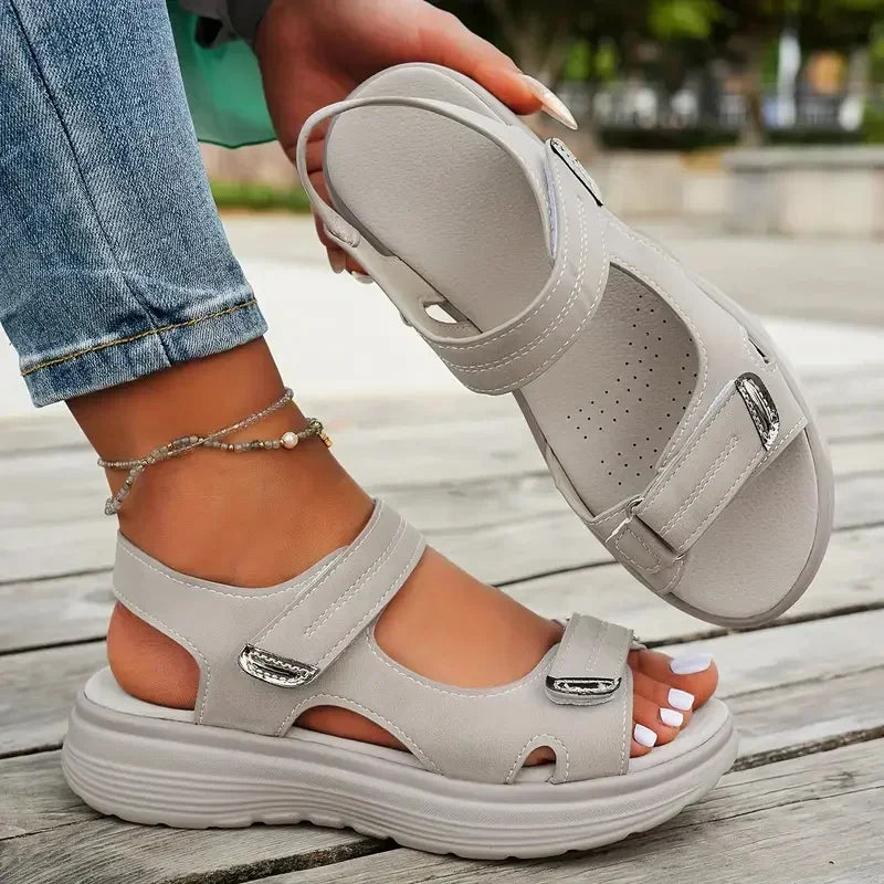 Summer Sandals Fashion Durable Sandals Ladies2025 New Travel Women Shoes Outdoor Beach Slippers Lightweight Platform Sandals
