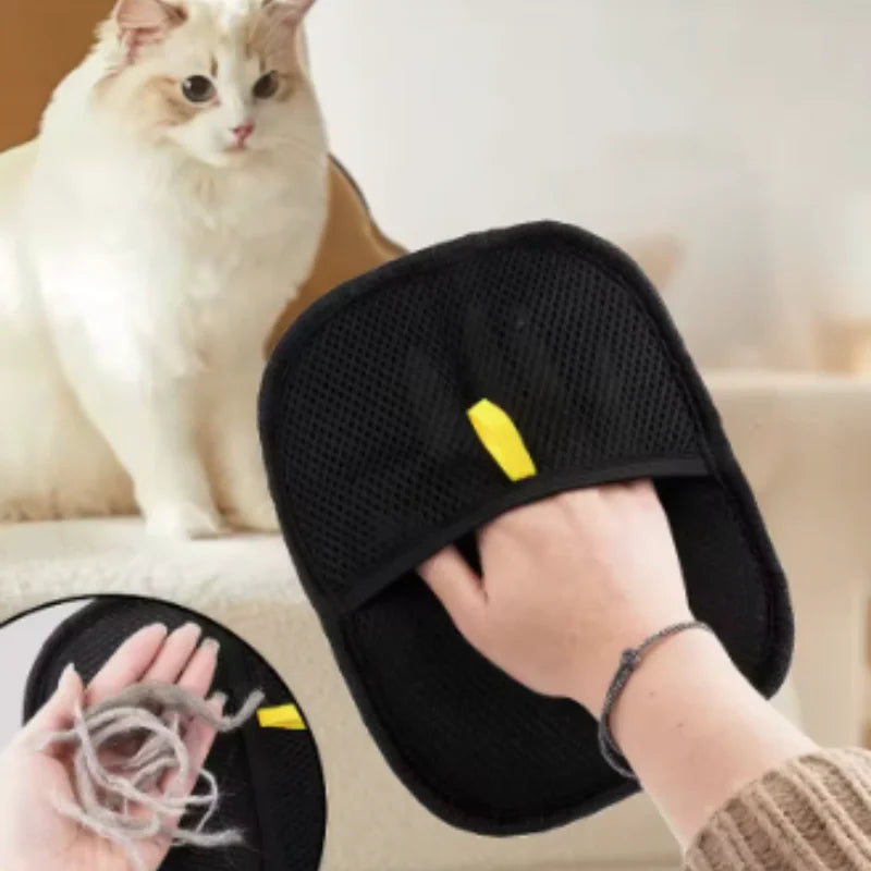 Pet Grooming Gloves for Dogs And Cats Hair Remover Brush Kitten Cleaning Glove Sofa Carpet Clothes Pet Hair Removal Pet Supplies