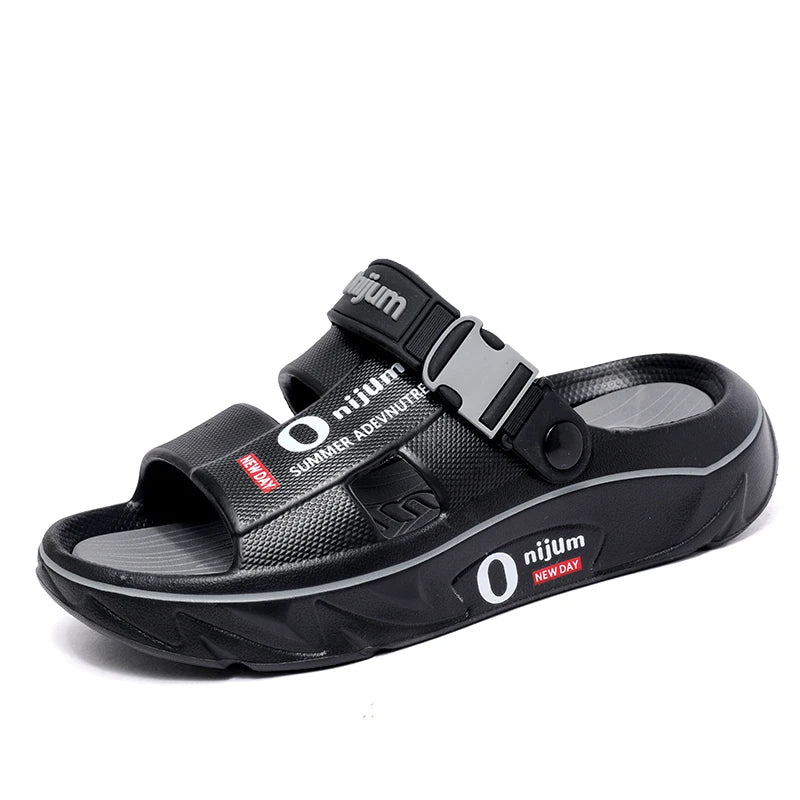 Summer Sandals for Men and Women, Dual-Use Beach Shoes, Soft-Soled Anti-Odor Slippers