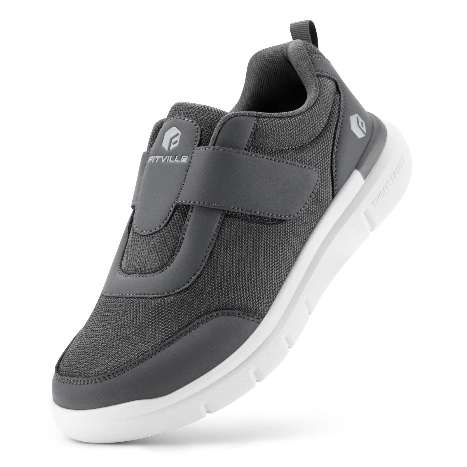 FitVille Diabetic Shoes Mens Extra Wide Width for Swollen Feet Neuropathy Diabetic Pain Relief Lightweight Walking Casual Shoes