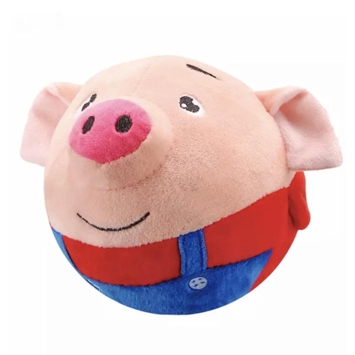 Electronic Pet Dog Toy USB Plush Automatic Bouncing Toy Vibration Ball Bite Puppy Ball Pet Plush Sing Chewing Squeaker Dog Toy
