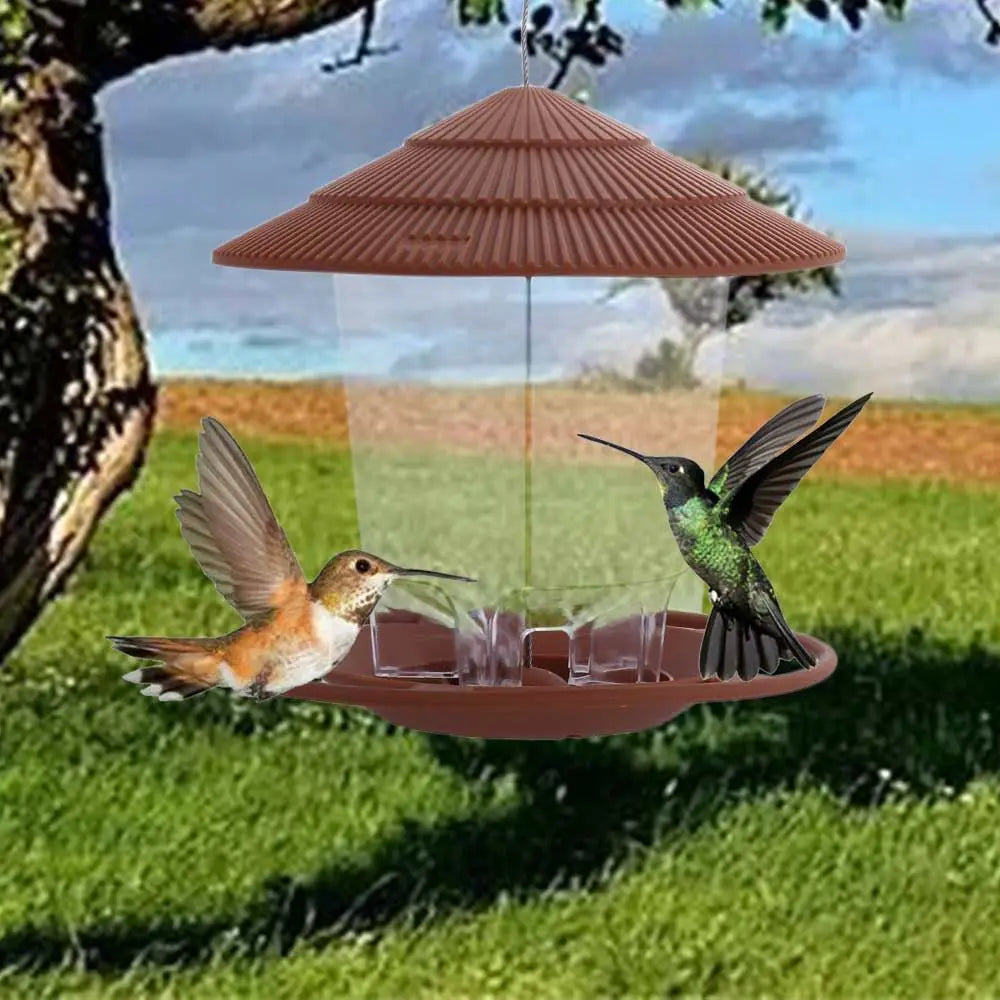House Type Gazebo For Pet Feed Station Outdoor Flying Animal Bird Feeder Feeding Tool Food Container Bird Supplies