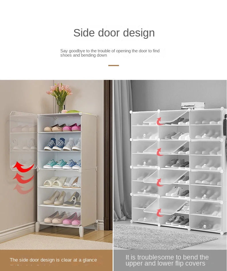 Modern Multilayer Assemble Shoerack Hallway Cabinets For Living Room Storage Save Space Corridor Shoe Rack Household Furniture