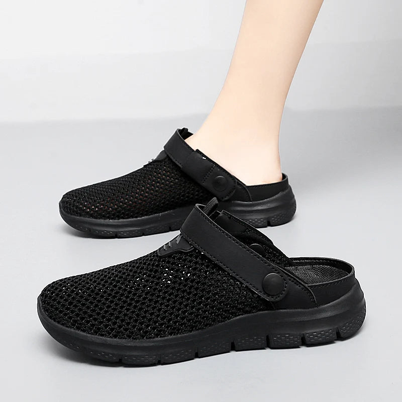 Summer Sandals for Women Breathable Beach Sandals Slippers Fashion Garden Clog Aqua Shoes Trekking Wading Shoes Plus Size 35-44