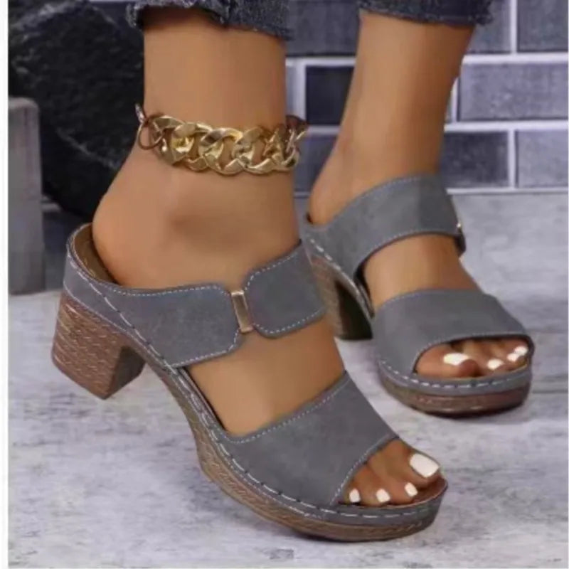 Summer Sandals Shoes Women Elegant Sandals Woman Slides Women Shoe Wedge Shoes Woman Breathable Footwear Female Slippers Woman