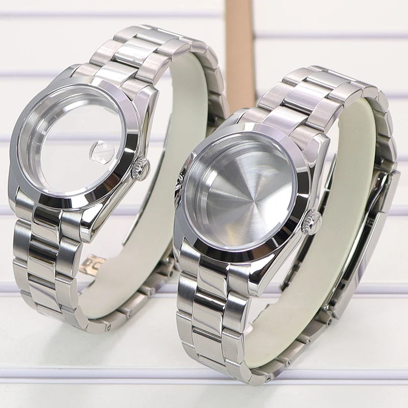 FENYA 36mm40mm Bevel Edge Watch Case 20mm Bracelet For Air King Seiko NH35 NH36 NH38/34 Miyota8215 Movement 28.5mm Dial Sapphire