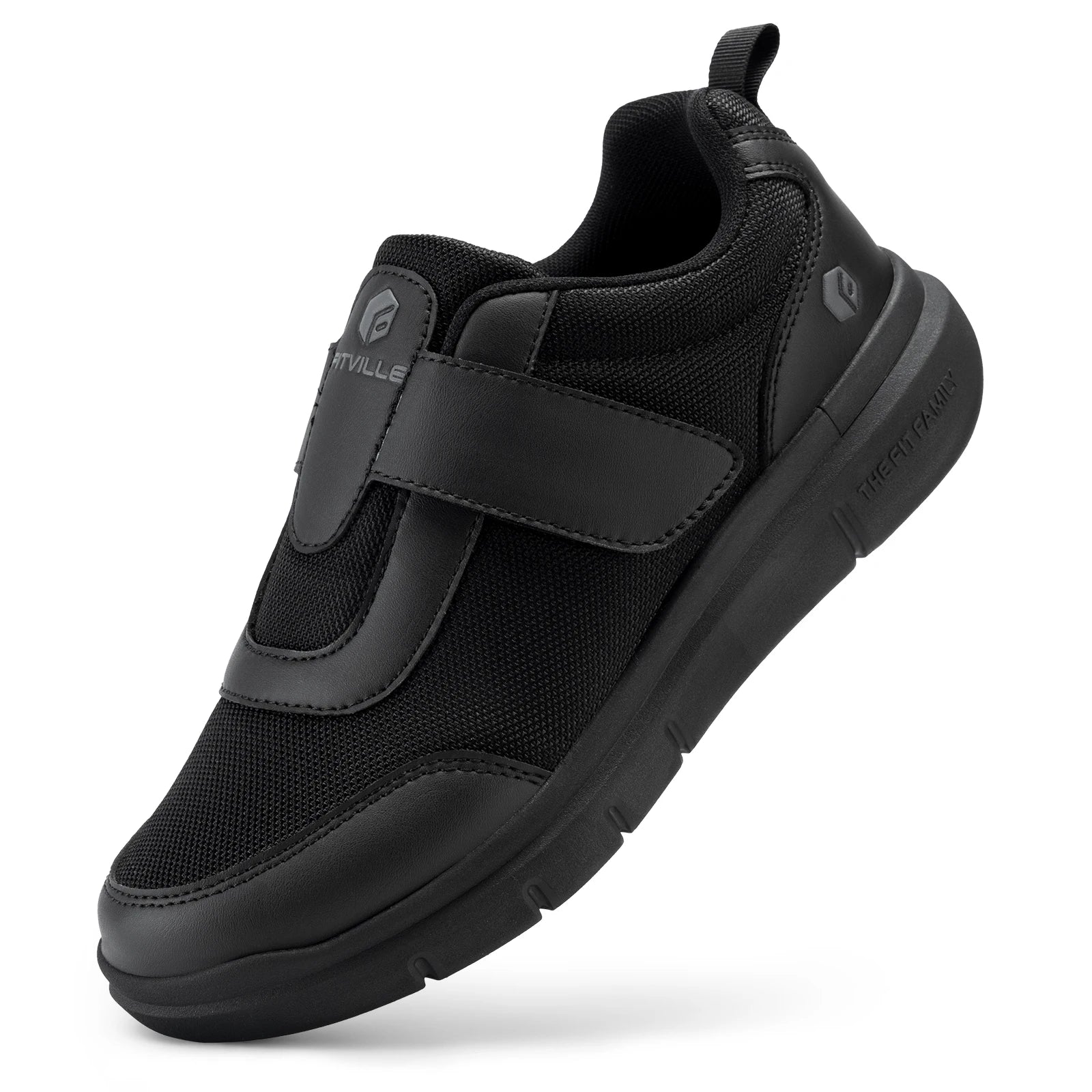 FitVille Diabetic Shoes Mens Extra Wide Width for Swollen Feet Neuropathy Diabetic Pain Relief Lightweight Walking Casual Shoes