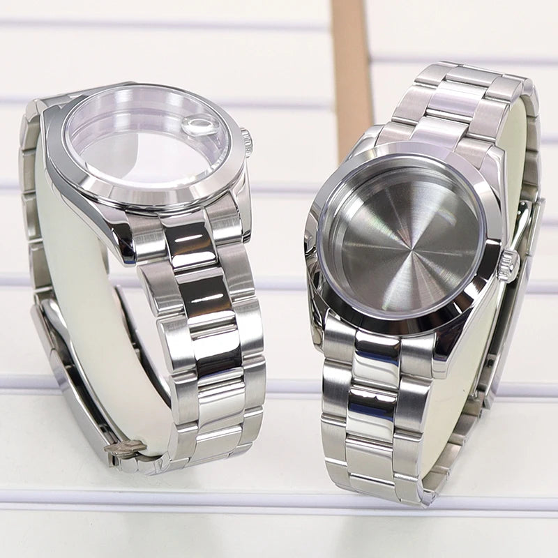FENYA 36mm40mm Bevel Edge Watch Case 20mm Bracelet For Air King Seiko NH35 NH36 NH38/34 Miyota8215 Movement 28.5mm Dial Sapphire