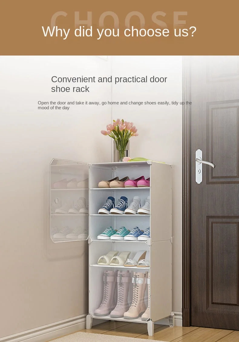 Modern Multilayer Assemble Shoerack Hallway Cabinets For Living Room Storage Save Space Corridor Shoe Rack Household Furniture