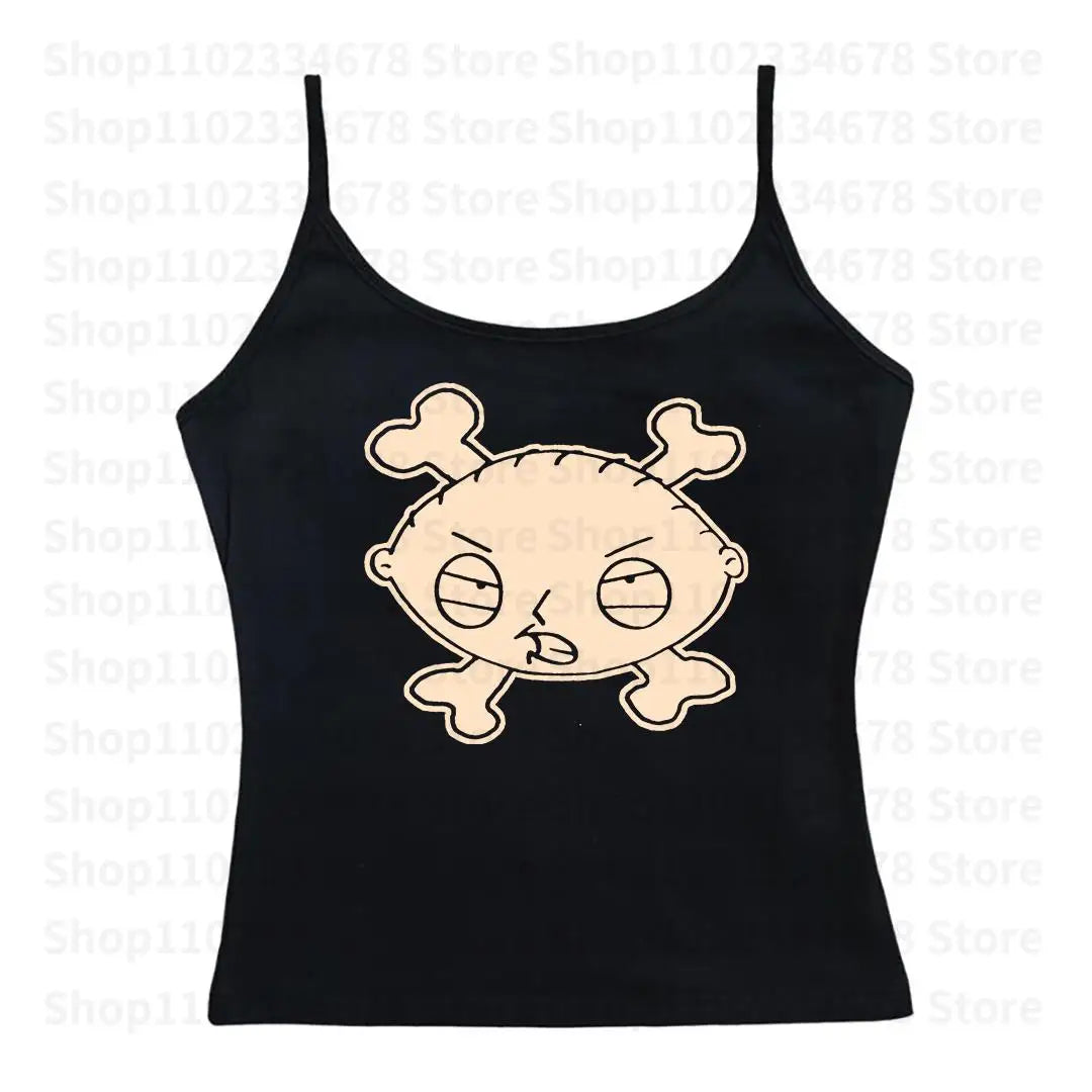 2000s Cute Womens Printed Aesthetic Fairy Crop Tops Y2k Clothes Punk Streetwear Sweet Emo Girls Sexy T-Shirts Graphic Baby Tees