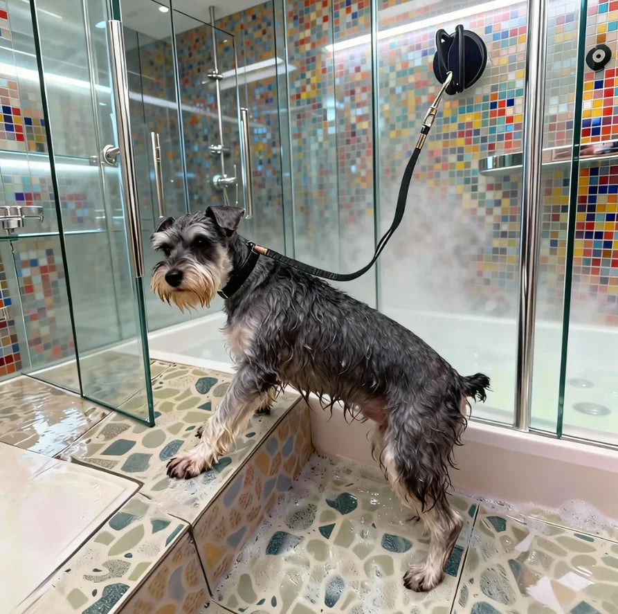Pet Bath Fixator: For cat/dog bathing, trimming & grooming. Prevents pets from escaping. Essential pet supplies.