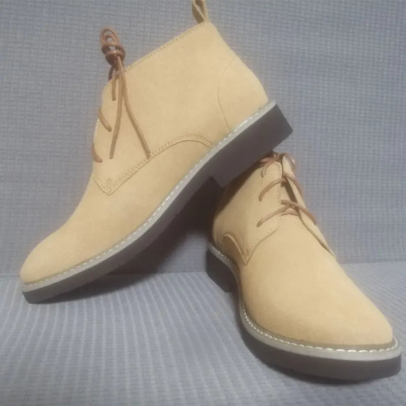 Size 38-46 Fashion Men Boots Autumn Winter Leather Shoes for Male Comfortable Suede Chelsea Boots Classic Men's Casual Shoes