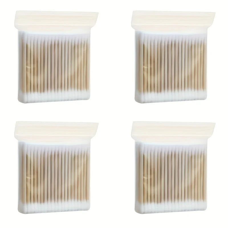 400Pcs Cotton Swabs for Ear Cleaning, Disposable Cotton Swabs for Makeup, Household Disposable Cotton Swabs for Cleaning Ear Picks, Disinfecting Pointed Cotton Swabs with Double Heads, Convenient Pet Ear Canal and Tear Stain