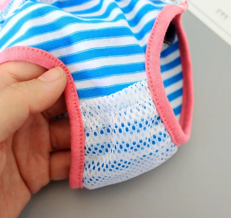 Pet Physiological Pants Reusable Cotton Puppy Bowknot Diaper Pet Sanitary Panties Female Pet Underwear Clothing Washable
