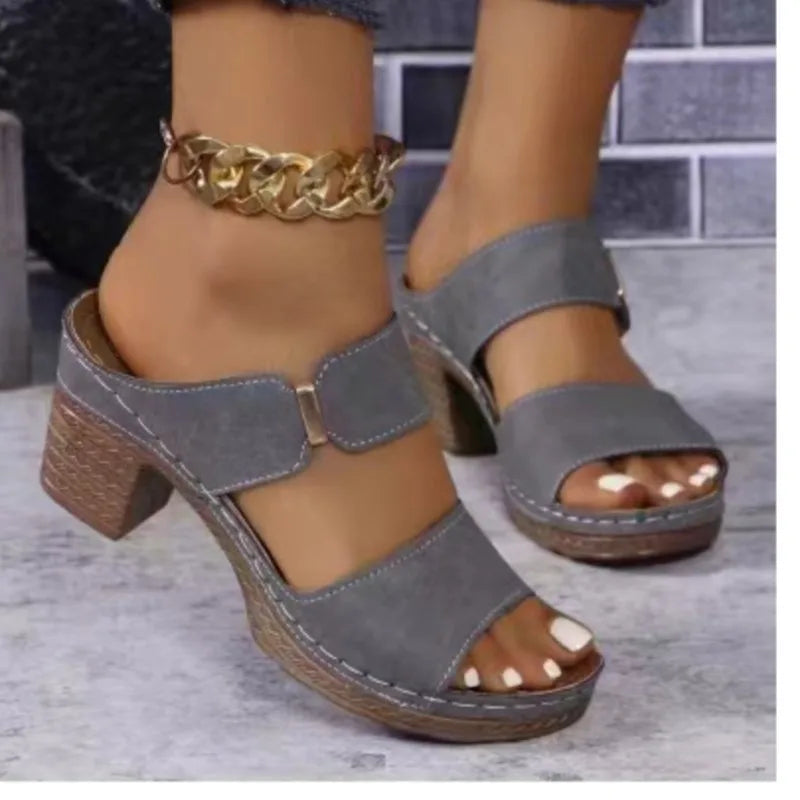 Summer Sandals Shoes Women Elegant Sandals Woman Slides Women Shoe Wedge Shoes Woman Breathable Footwear Female Slippers Woman