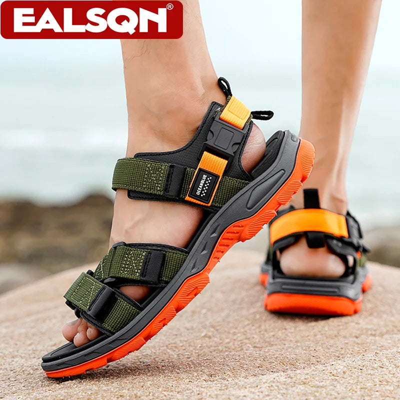Summer Men Sandals Fashion Leisure Beach Holiday Sandals for Mens Lightweight Shoes New Outdoor Comfortable Casual Sandals