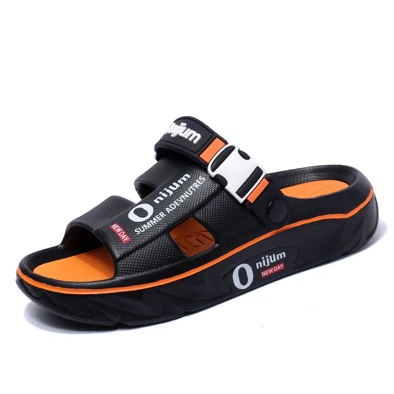 Summer Sandals for Men and Women, Dual-Use Beach Shoes, Soft-Soled Anti-Odor Slippers