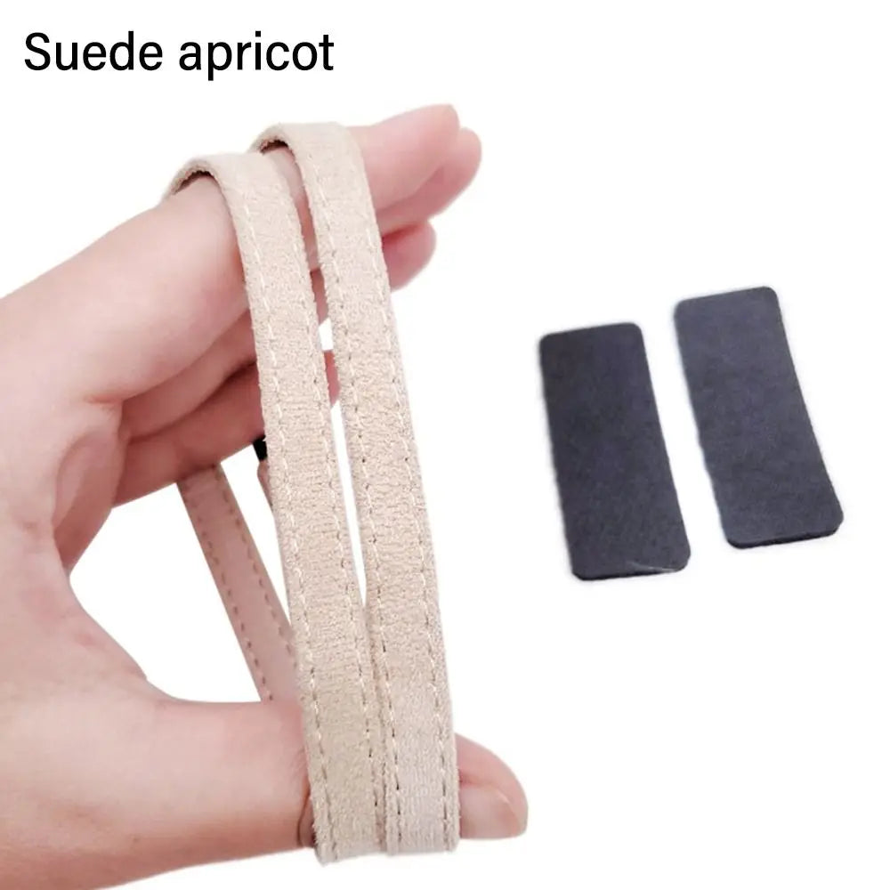 Fashion Convenient Anti-Loose Adjustable Detachable Leather Fixed Shoes Strap For Woman Shoelaces for High Heels