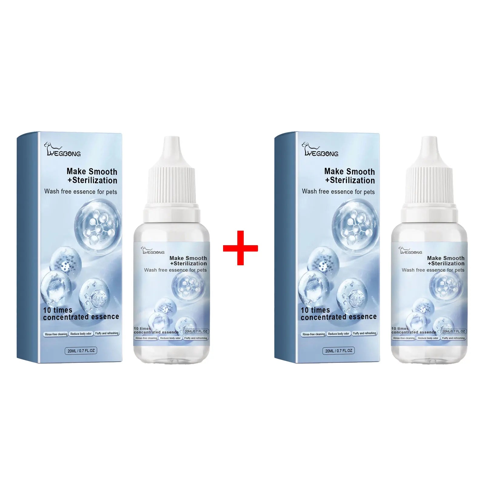 Pet Wash Free Essence Puppy Shampoo Softening Hair Remove Dirts Mites Deodorizing Itching Reduction Moisturizing Dog Body Wash