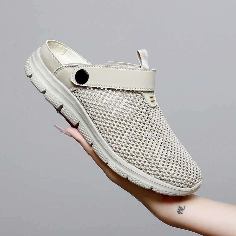 Summer Sandals for Women Breathable Beach Sandals Slippers Fashion Garden Clog Aqua Shoes Trekking Wading Shoes Plus Size 35-44
