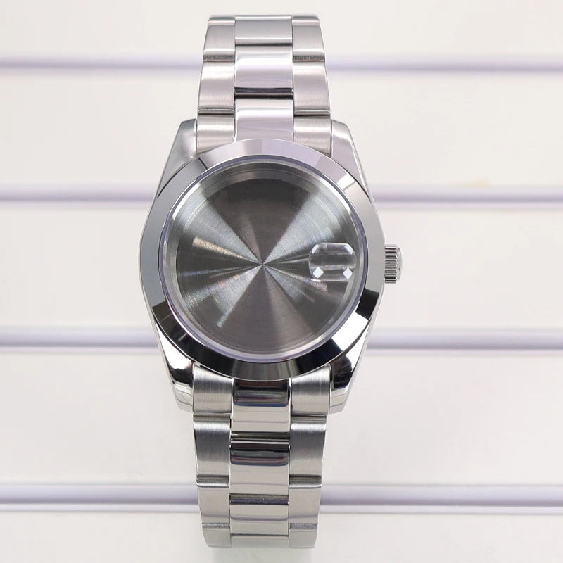 FENYA 36mm40mm Bevel Edge Watch Case 20mm Bracelet For Air King Seiko NH35 NH36 NH38/34 Miyota8215 Movement 28.5mm Dial Sapphire