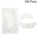 50pairs Eye Patches Under Eye Pads Paper Gel Lash Pad Eye Sticker Tips Wraps Hydrogel Eyelash Extension Patch Makeup Tool