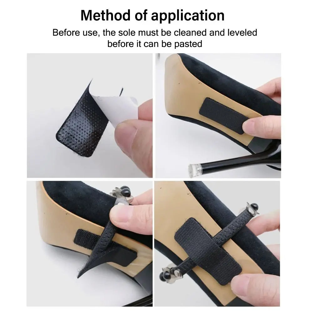Fashion Convenient Anti-Loose Adjustable Detachable Leather Fixed Shoes Strap For Woman Shoelaces for High Heels