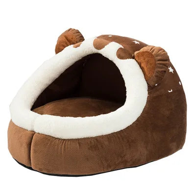Foldable Pet House, Puppy Kennel Mat for Dogs, Animals, Cat, Kitten Nest, Small Dogs Basket, Teddy, Chihuahua Cave, Bed,