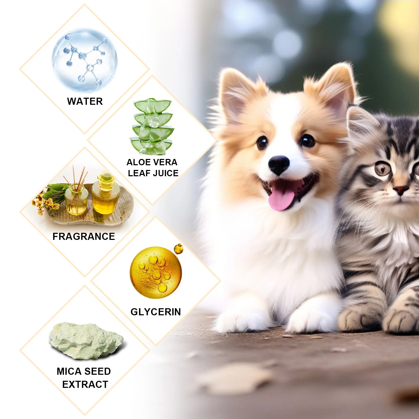 Pet Wash Shampoo Dogs Hair Soften Dirts Mites Removal Flea Killer Deodorizing Reduce Itching Anti Flea Moisturizing Dog Shampoo