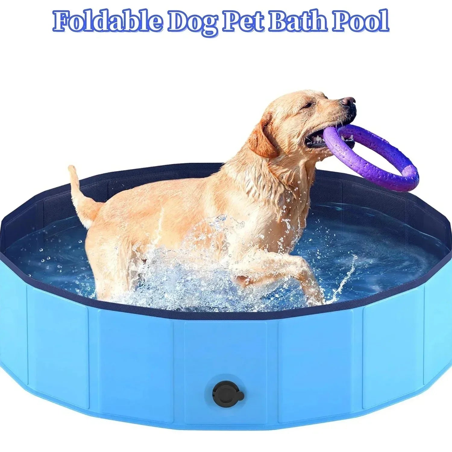 Pet Swimming Pool Bath Supplies Foldable Large Dog Bath Pet Pool Golden Retriever  Cat Bath Baby Bath  Dog Swimming Pool Outdoor