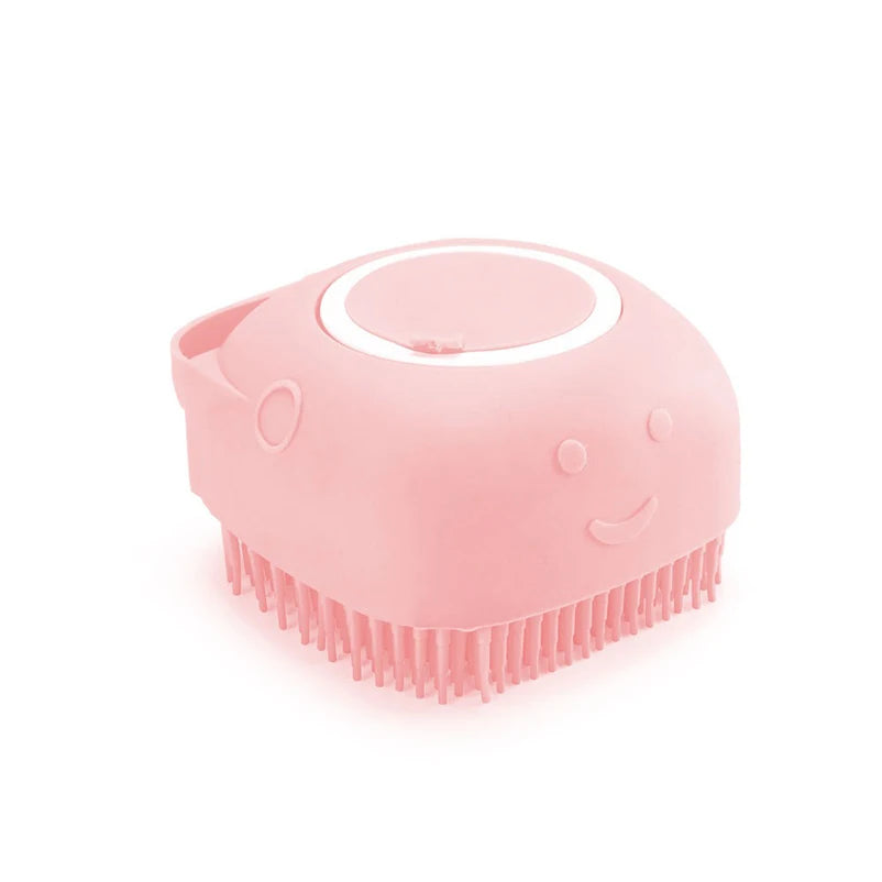 Bath Massage Brush Pet Massage Brush Bathroom for Dogs and Cats Shower Grooming Tool