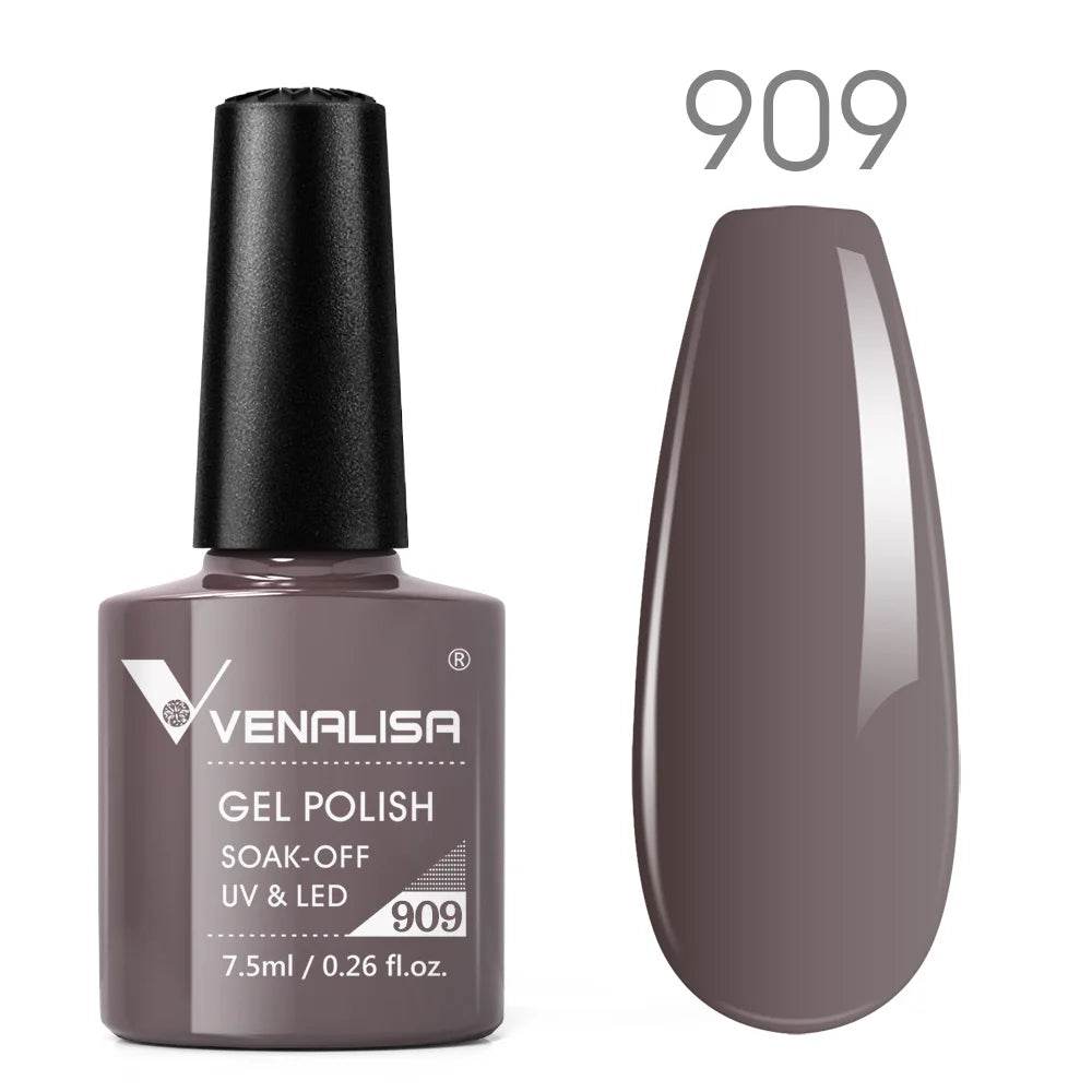 Venalisa New 7.5ml Neon Gel Nail Art Manicure Soak Off Camouflage Natural Nude Color Silicone Nail Gel Polish Lacquer Varnishes