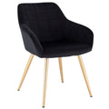 1PC Dining Chair Steel Legs Tub Chair Armchair Backrest Leisure Counter Lounge Living Room Chair Restaurant Kitchen Furniture