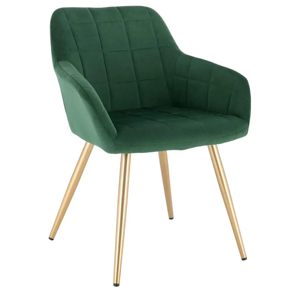 1PC Dining Chair Steel Legs Tub Chair Armchair Backrest Leisure Counter Lounge Living Room Chair Restaurant Kitchen Furniture