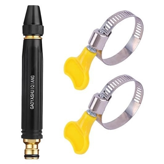 Portable High Pressure Washing Water Gun Car Wash Nozzle Adjustable Nipple Type Direct Spray Home Garden Shower Watering Hose
